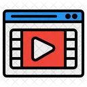 Streaming De Video Video On Line Video Icon