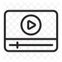 Transmissão de vídeo  Icono