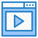 Streaming De Video Plataforma De Video Video Online Icon