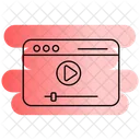 Transmissao Online Streaming Transmissao Ao Vivo Ícone