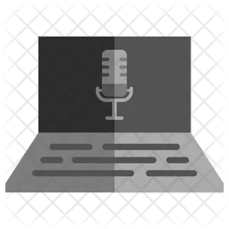 Podcast streamen  Symbol