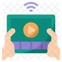 Streaming Video Video Live Icon