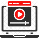Online Video Online Tutorial Play Button Icon