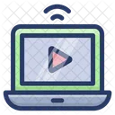 Streaming Video En Ligne Lecteur Video Dossier Video Icône