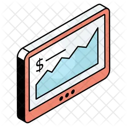 Streamline Chart  Icon