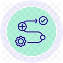 Streamlined Experience Line Icon Icon