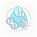 Evidence Management Secure File Sharing Data Transfer Icon