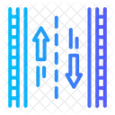 通り、道路、小道 アイコン