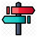 Street Sign Direction Icon