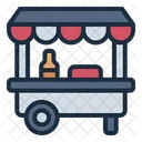 Street Food Food Cart Vendor Icon