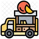 Street Delivery Car Icon