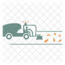 Street Road Sweeper Truck Icon