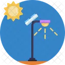 Solar Energy Street Light Solar Power Icon