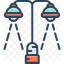 Lighting Bright Decoration Icon