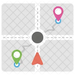 Street Map  Icon