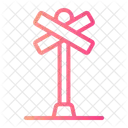 Street Sign Direction Board Icon