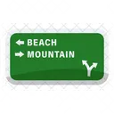 Street Sign Direction  Icon