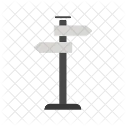 Street sign pole  Icon