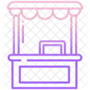 Street Stall Food Kiosk Food Stall Icon