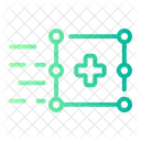 Streichholzbewegung Elektronik Digital Symbol