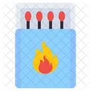 Streichholzschachtel Streichholzer Feuer Symbol