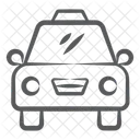 Polizeiauto Politisches Auto Autonomes Auto Symbol