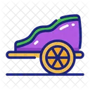 Streitwagen Parade Karneval Mardi Gras Symbol