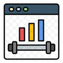 Fitness Strong Exercise Icon