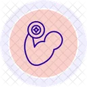 Strength Training Line Icon Icon
