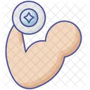 Strength Training Outline Filled Icon Business And Finance Icon Pack Icon