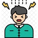 스트레스 압박감 불안 아이콘