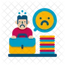 Stress Frustrated Unhappy Icon