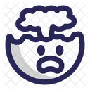 Stress Shocked Face Icon
