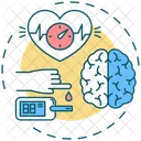 Hormone Stress Heart Rate Icon
