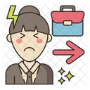 Stress Leave  Icon