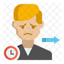 Stress Leave  Icon