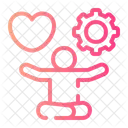 Stress Management Meditation Mental Health Icon