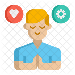 Stress Management Icon - Download in Flat Style