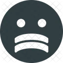 Stressed Emoji Face Icon