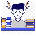 Stressed Student Pressurized Student Stressed Avatar Icon