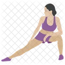 Drop Down Exercise Gym Exercise Gym Girl Icon