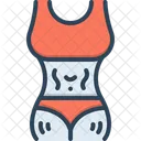 Stretch Marks Body Disease Icon