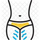 Stretch Marks Irregular Line Streak Icon