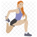 Stretch Muscle Exercise Icon