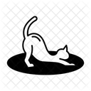 Stretched Out Cat  Icon