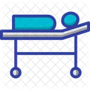 Stretcher Medical Bed Emergency Icon