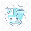 Stretcher transportation  Icon