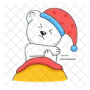 Stretching Arms Morning Time Morning Bed Icon