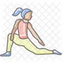 Stretching exercises  Icon