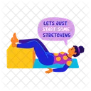 Stretching  Icon